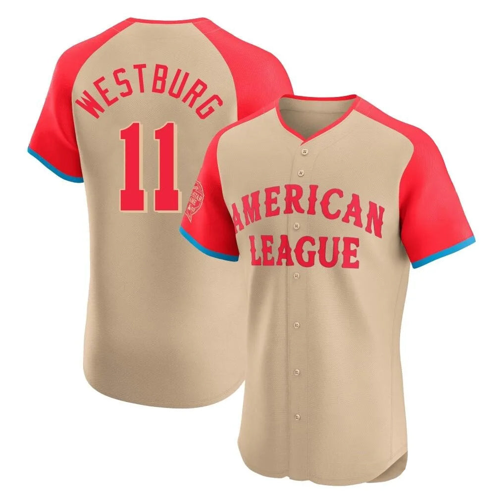 Baltimore Orioles #11 Jordan Westburg Player Cream AmberGomez American League All-Star Limited Elite Home Game Stitched Jerseys