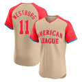 Baltimore Orioles #11 Jordan Westburg Player Cream AmberGomez American League All-Star Limited Elite Home Game Stitched Jerseys