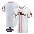 Houston Astros Blank White AmberGomez 2022 World Series Champions Flex Base Stitched Jersey
