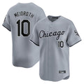 Chicago White Sox #10 Chase Meidroth Player Gray AmberGomez Road Limited Home Stitched Jerseys