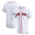 Boston Red Sox White AmberGomez Home Elite Patch Jersey