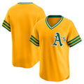 Oakland Athletics Gold AmberGomez Cooperstown Collection Limited Jersey