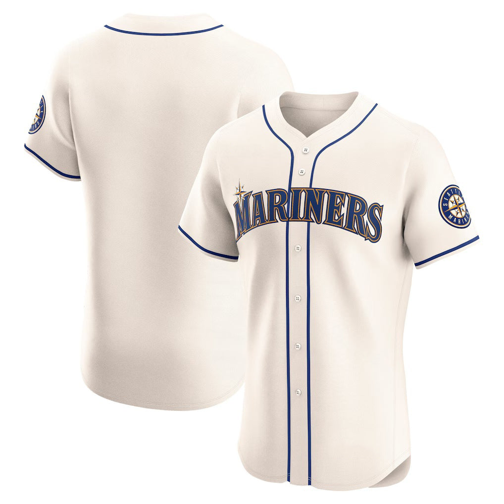 Seattle Mariners Cream AmberGomez Alternate Elite Jersey