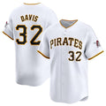 Pittsburgh Pirates #32 Henry Davis White AmberGomez Home Limited Stitched Jersey