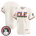 Cleveland Guardians Blank Cream AmberGomez Mexico Vapor Premier Limited Stitched Jersey