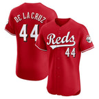 Cincinnati Reds #44 Elly De La Cruz Red AmberGomez Alternate Elite Jersey