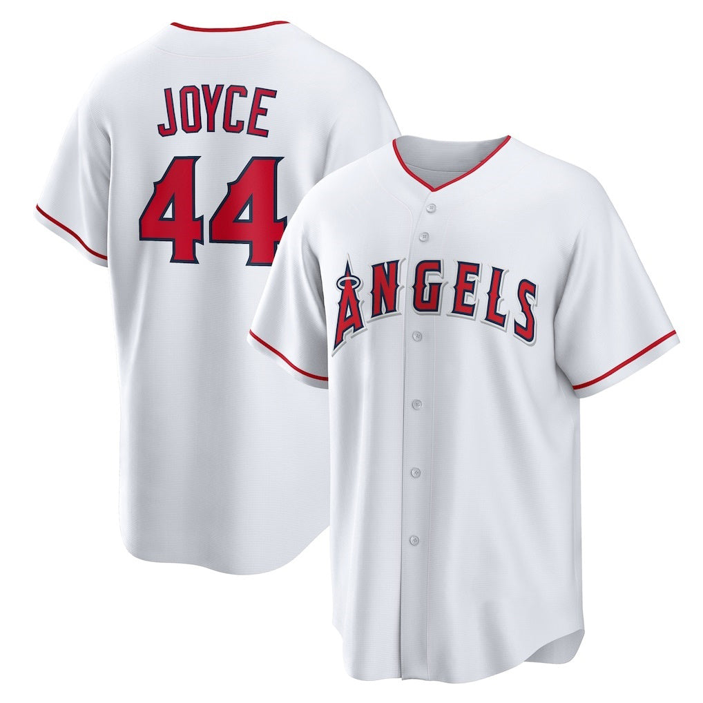 Los Angeles Angels #44 Ben Joyce White AmberGomez Home Replica Jersey
