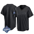 Los Angeles Dodgers #7 Blake Snell Player Black AmberGomez Pitch Fashion World Series Meet T-shirt Stitched Jerseys