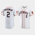 Houston Astros #2 Jose Altuve White AmberGomez 60th Anniversary Flex Base Stitched Jersey