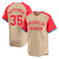 Baltimore Orioles #35 Adley Rutschman Player Cream AmberGomez American League All-Star Limited Home Game Stitched Jerseys