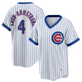 Chicago Cubs #4 Pete Crow-Armstrong Player White AmberGomez T-shirt Cooperstown Collection Limited Stitched Jerseys