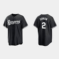 Texas Rangers #2 Marcus Semien Black AmberGomez Cool Base Stitched Jersey