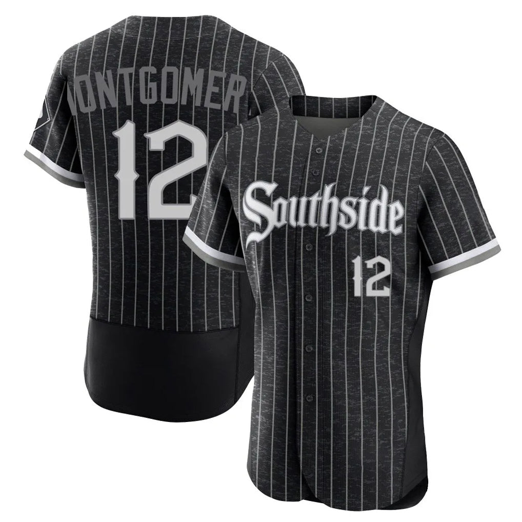 Chicago White Sox #12 Colson Montgomery Player Black AmberGomez City Connect Limited Elite Home Stitched Jerseys