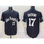 Los Angeles Dodgers #17 Shohei Ohtani Black AmberGomez Mexico 2025 LA Gothic Style With Fernando Patch Vapor Premier Limited Stitched Jersey