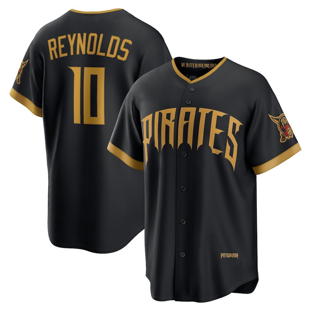 Pittsburgh Pirates #10 Bryan Reynolds Black AmberGomez 2026 City Connect Stadium Jersey