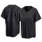 Detroit Tigers #13 Dillon Dingler Player Black AmberGomez T-shirt Home Game Stitched Jerseys
