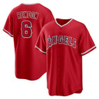 Los Angeles Angels #6 Anthony Rendon Red AmberGomez Alternate Replica Player Name Jersey