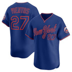 New York Mets #27 Mark Vientos Royal AmberGomez Alternate Limited Player Jersey
