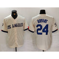 Los Angeles Dodgers #24 Kobe Bryant Cream AmberGomez 2024 City Connect Limited Stitched Jersey