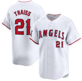 Los Angeles Angels #21 Matt Thaisse White AmberGomez Home Limited Stitched Jersey