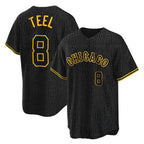 Chicago White Sox #8 Kyle Teel Player Black AmberGomez Snake Skin City Home Game Stitched Jerseys