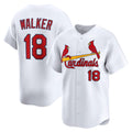 St. Louis Cardinals #18 Jordan Walker White AmberGomez Home Limited Player Jersey