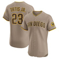 San Diego Padres #23 Fernando Tatis Jr. Khaki AmberGomez Sand Elite Jersey