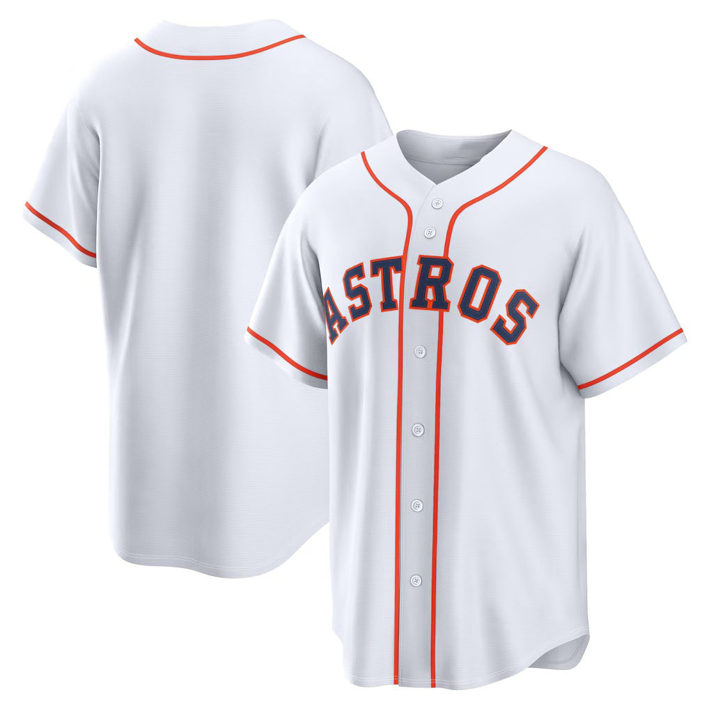 Houston Astros White AmberGomez Home Replica Jersey