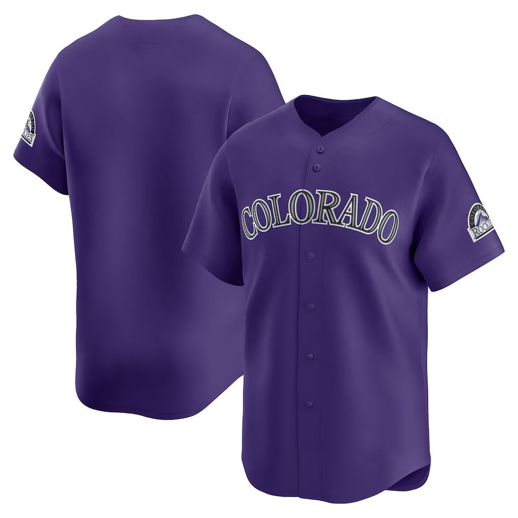 Colorado Rockies Purple AmberGomez Alternate Limited Jersey