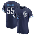 Kansas City Royals #55 Cole Ragans Player Navy AmberGomez City Connect Limited Elite Home Stitched Jerseys