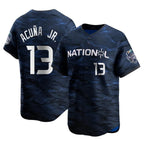 Atlanta Braves #13 Ronald Acuna Jr Player Royal AmberGomez National League All-Star Limited Game Stitched Jerseys