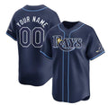 Custom Tampa Bay Rays Active Player Navy AmberGomez Away Limited Stitched Jersey