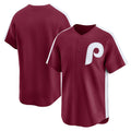 Philadelphia Phillies Maroon AmberGomez Throwback Cooperstown Collection Limited Jersey