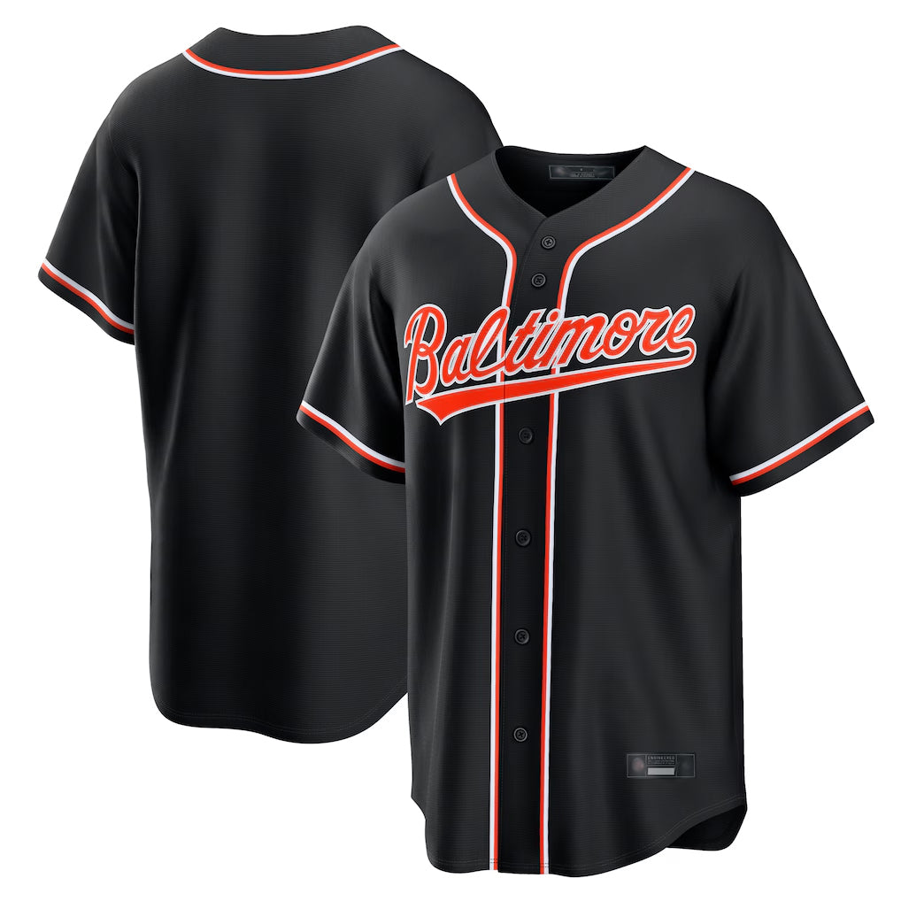 Baltimore Orioles Black AmberGomez Out Fashion Home Game Blank Player Stitched Jerseys