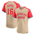Boston Red Sox #16 Jarren Duran Player Cream AmberGomez All-Star Short-Sleeved Limited Elite Home Game Stitched Jerseys