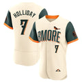 Baltimore Orioles #7 Jackson Holliday Player Cream AmberGomez 2026 City Connect Limited Elite Home Game Stitched Jerseys