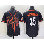 Baltimore Orioles #35 Adley Rutschman Black AmberGomez With Patch Cool Base Stitched Jersey