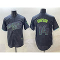 Tampa Bay Rays #14 Chandler Simpson Charcoal AmberGomez 2024 City Connect Limited Stitched Jersey