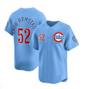 Chicago Cubs #52 Pete Crow-Armstrong 2024-25 Blue AmberGomez 2nd Alternate Limited Stitched Jersey