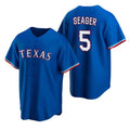 Texas Rangers #5 Corey Seager Blue AmberGomez Cool Base Stitched Jersey