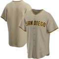 San Diego Padres Tan AmberGomez Alternate Replica Team Jersey