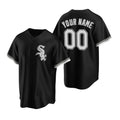 Custom Chicago White Sox Black AmberGomez Stitched Cool Base Jersey