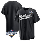 Los Angeles Dodgers Blank Player Black AmberGomez Pitch Fashion World Series T-shirt Stitched Jerseys