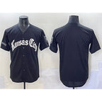 Kansas City Royals Blank Black AmberGomez 'Gothic Crown Edition' Vapor Premier Limited Stitched Jersey
