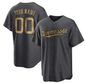 Custom Minnesota Twins Active Player Charcoal AmberGomez 2022 All-Star Cool Base Stitched Jersey