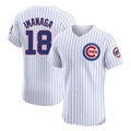 Chicago Cubs #18 Shota Imanaga Player White AmberGomez Limited Elite Home Game Stitched Jerseys