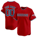 Custom Cleveland Guardians Active Player Red AmberGomez Alternate Limited Stitched Jersey