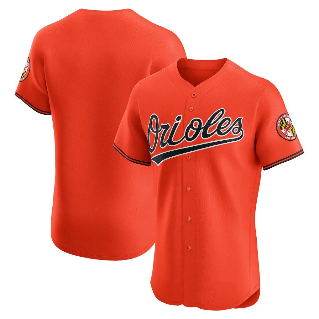 Baltimore Orioles Orange AmberGomez Alternate 2 Elite Jersey