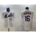 New York Mets #16 Dwight Gooden White AmberGomez Cool Base Stitched Jerseys