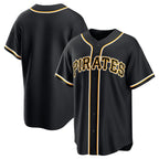 Pittsburgh Pirates Blank Black AmberGomez Out Stitched Jersey